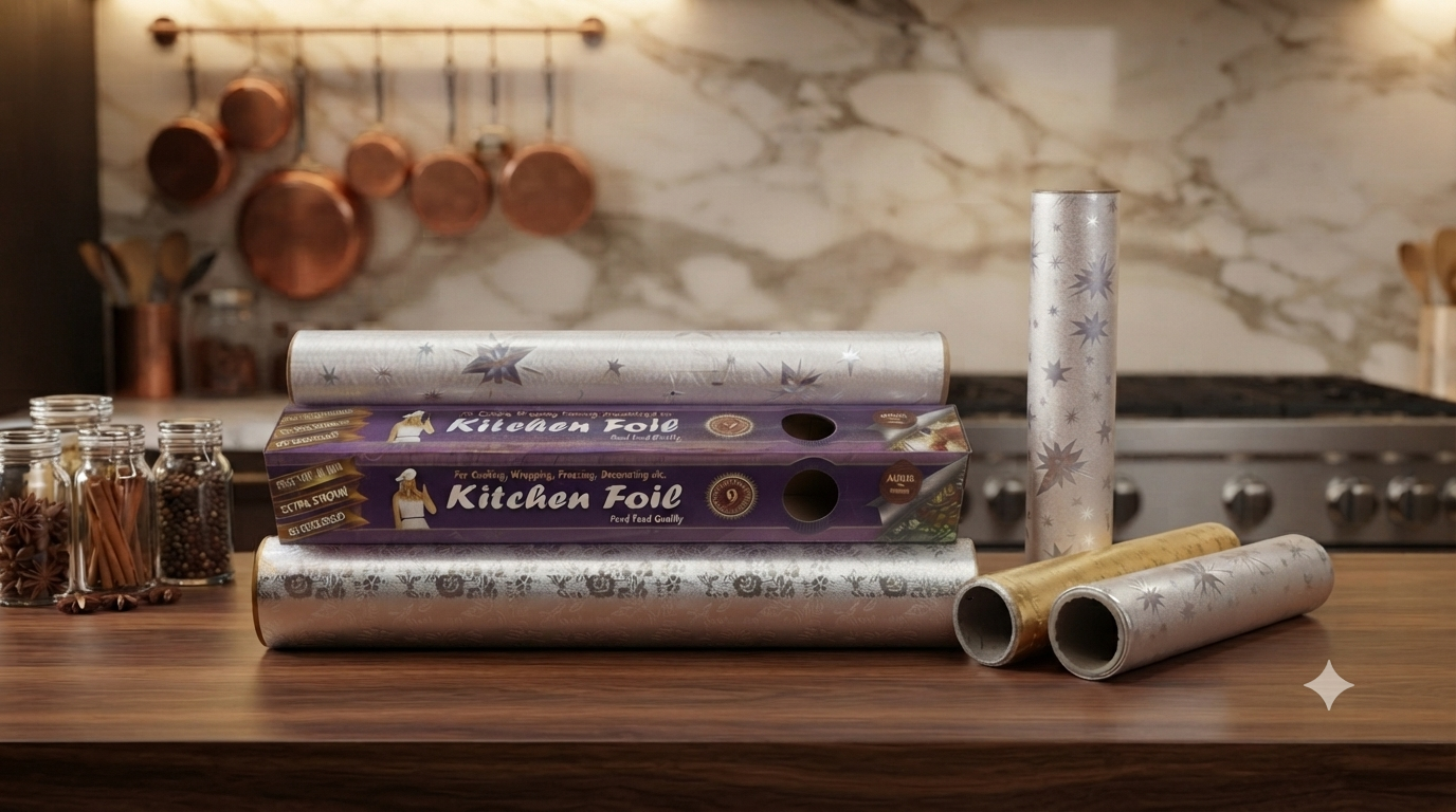 Coloured Foils for Packing