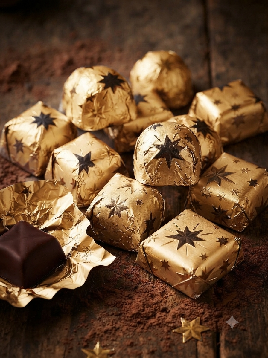 Embossed Chocolate Foil