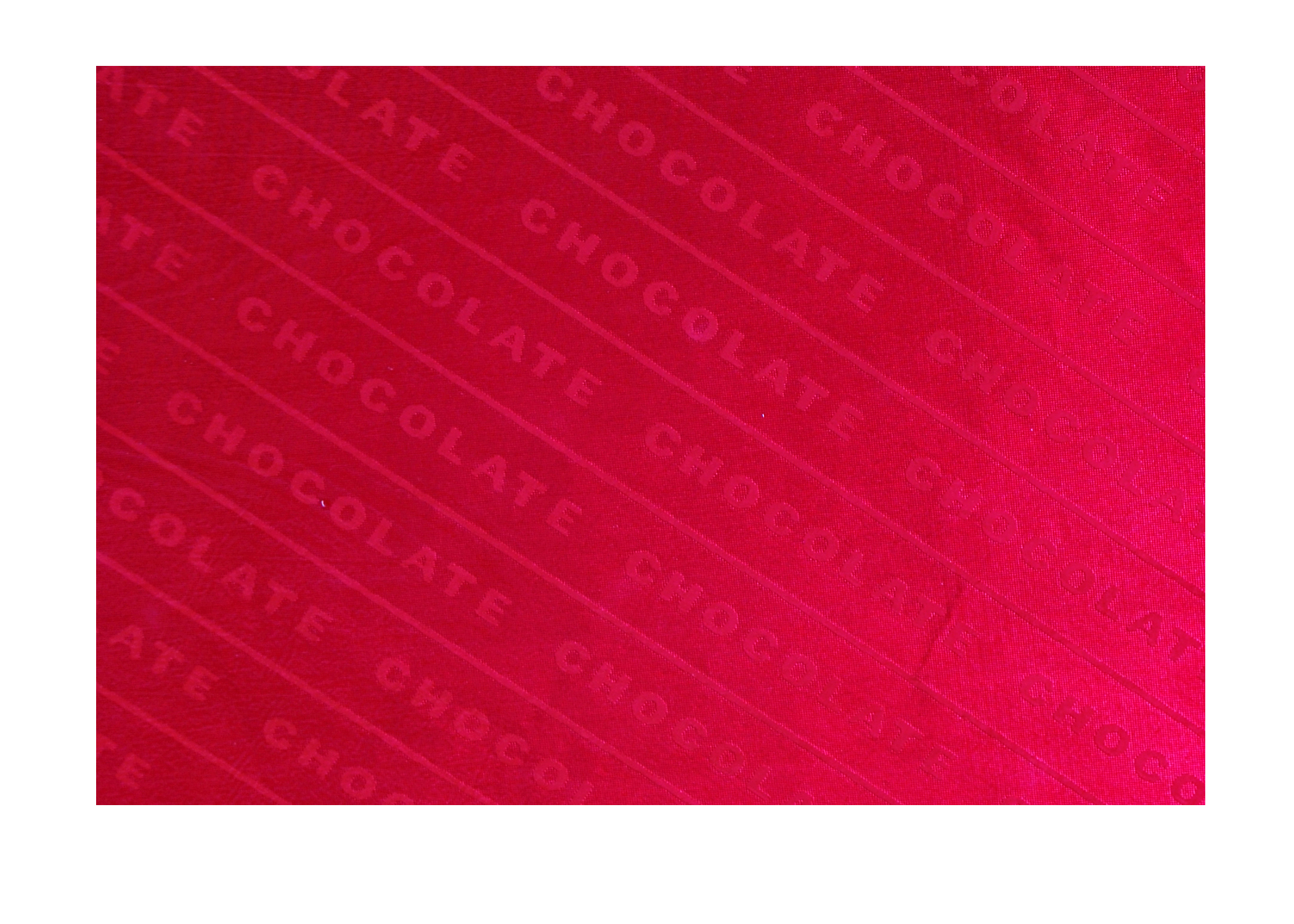 Chocolate Embossed Chocolate Foil Wrapper-Red