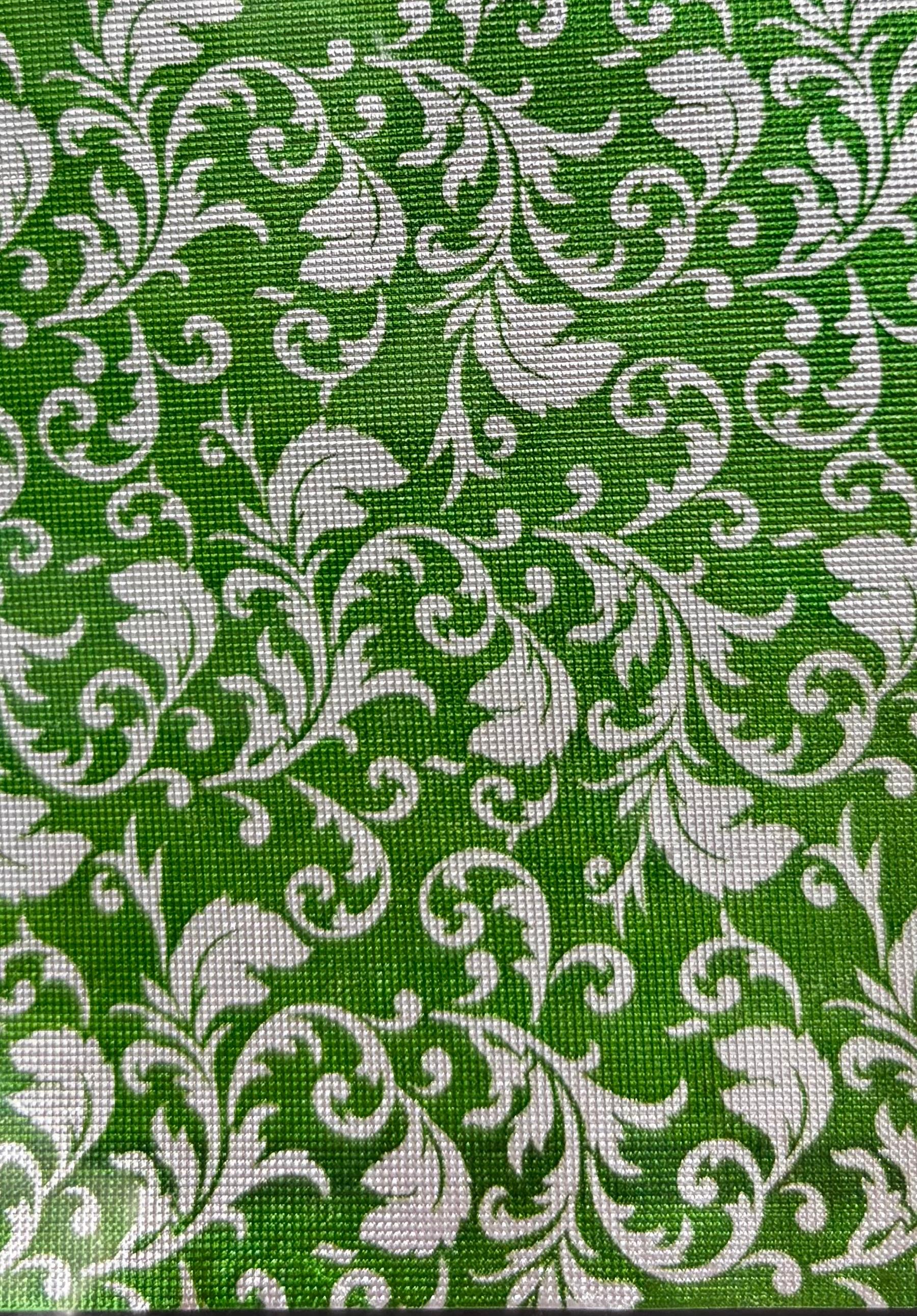 Leaf Design Chocolate Foil Wrapper-Green/Silver