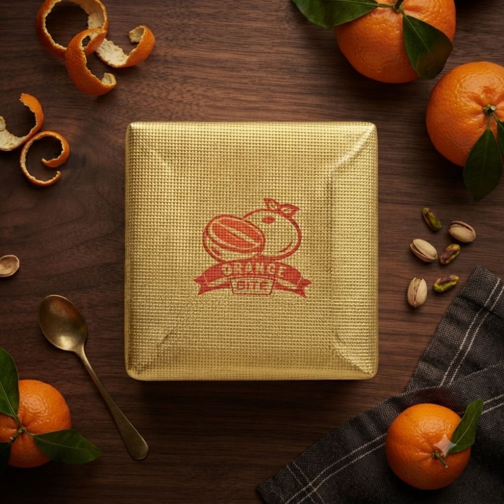 Orange Printed Mewabite Wrapper