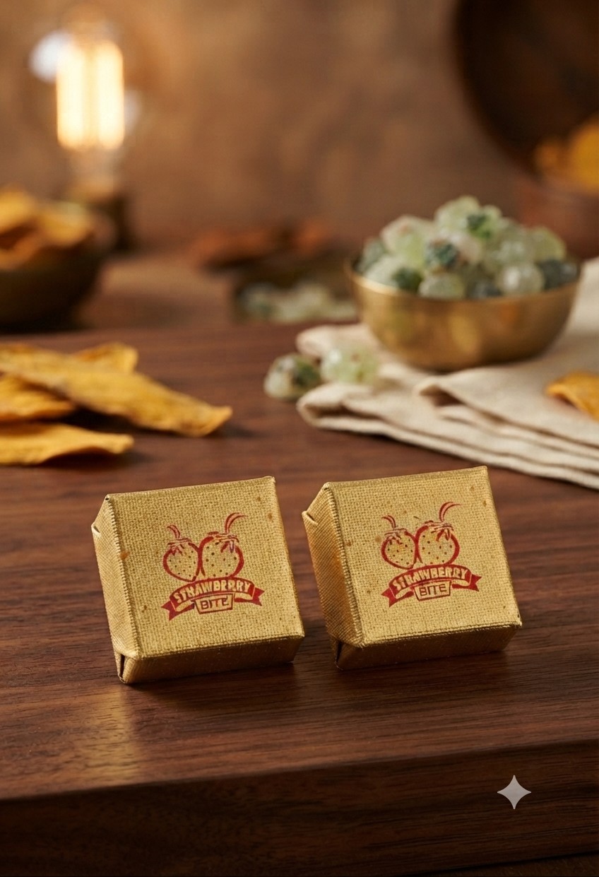 Strawberry Printed Mewabite Wrapper