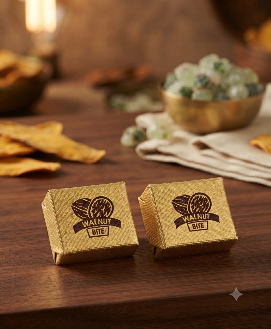 Walnut Printed Mewabite Wrapper